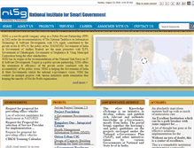 Tablet Screenshot of nisg.org